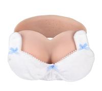 Funxzior Silicone Breast Forms Cross Dresser Strapless Breastplate Tube Top Transgender False Chest Plates Fake Tits for Mastectomy Prosthesis A Cup M Size Boobs Gel Filled, Ivory