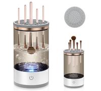 FUNYAR Cosmetic Brush Cleaner,Brushly Pro Makeup Brush Cleaner,Brushly Pro Electric Makeup Brush Cleaner Machine, Automatic Spinning Makeup Brush Cleaner Fit for All Size Makeup Brush