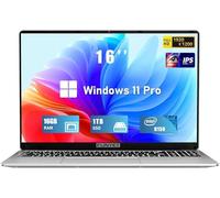 FUNYET Laptop Computer, 16 inch Gaming Laptop, Lap Top PC 2025, 16GB RAM 1TB SSD, Intel 13th Gen N150 Processor(up to 3.6GHz), Backlit Keyboard, FHD 1920 * 1200, for Students and Business, WiFi 5