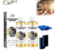 Funymiss Anti-Friction Engine Performance Additive,Noise Reduction and Shaking Cure,Anti-Wear Engine Treatment Oil Additive,Highly Effective Engine Anti-Wear Protectant (2pcs)