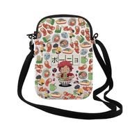 FUNYSO Animated Movies Inspired Gift Anime Movie Fans Crossbody Bag Gift for Japanese Anime Fans Girlfriend Sister (eat noodles Cr uk)