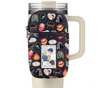 FUNYSO Anime Inspired Water Bottle Bag Anime Lover Gift The Lovers Tumbler Pouch with Versatile Pocket (THE Lovers WB Pouch UK)
