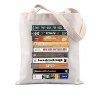 FUNYSO Backstreet Band Gift 90s Pop Music Lover gift Y2K Millenial Music Gift Rock Band Lover Gift Tote Bag (Backstreet Band UK)