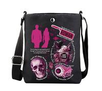 FUNYSO Blackbird Gift Bookish Merch Dark Romance Book Messenger Bag Silveria Circus Crossbody Bag (always the end uk)