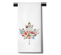 FUNYSO Canada Trip Gift Canada Souvenir Gift Canada Vacation Kitchen Towel Canadian Pride Gift Canada Travel Merchandise (Maple Leaves UK)