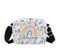 FUNYSO Chasing Our Rainbow Gift IVF Mama Gift IVF Transfer Day Gift Mother's Day Gift Crossbody Bag (Our Rainbow cb UK)