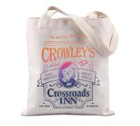 FUNYSO Crowley's Fine Whiskey Gift Winchester Brother Crossroads Inn Soul Music Movie Gift Dean & Sam & john Fans Gift Tote Bag (fine whiskey UK)