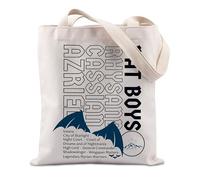 FUNYSO Fantasy Novel Inspired Tote Bag ACOTAR Gift SJM Gift Bookish Gift Books Lover Gift Reader Gift (BAT BOYS UK)