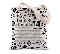 FUNYSO Flight Attendant Gift Air Stewardess Gift Tote Bag (UK)