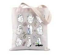 FUNYSO Ghost Chemistry Gift Spooky Ghost Science Teacher Gift Tote Bag (Ghost Chemistry UK)