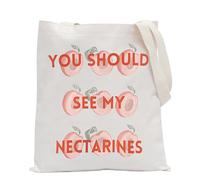 FUNYSO Into Woods Musical Gift Broadway Musical Lover Gift Musical Theatre Gift You Should See My Nectarines Tote Bag (my nectarines UK)