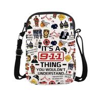 FUNYSO It's A 911 Thing You Wouldn't Understand Gift 911 TV Show Lover Gift Emergency Dispatcher TV Show Crossbody Bag (911 THING cb UK)