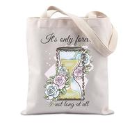 FUNYSO It's Only Forever Not Long At All Gift Cult Movie Inspired Gift Labyrinth Lover Sand Clock gift Tote Bag (only forever UK)