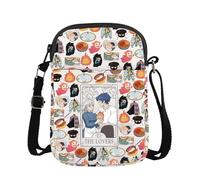 FUNYSO Japan Anime Lover Gift Cartoon Movie Inspired Soot Gift Japaness Anime Calcifer Goldfish Crossbody Bag (soot calcifer cb uk)