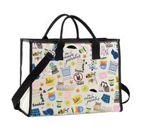 FUNYSO Luke's Diner Gift TV Show Inspired Tote Bag Stars Hollow Fans Shoulder Bag (Gil-more Tote uk)