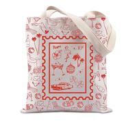 FUNYSO Miami Travel Gift Florida Miami Summer Holiday Trip Gift Summer Sea Life Beach Lover Tote Bag (Stamp miami UK)