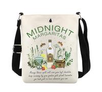 FUNYSO Midnight Margaritas Crossbody Bag Margarita Lover Gift Witchcraft Gift Magic Witches Messenger Bag (MIDNIGHT MAR cb uk)