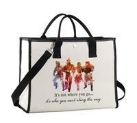 FUNYSO Movie Inspired Reusable Grocery Bag Dorothy Ruby Lover Gift Its Not Where You Go But Who You Meet Tote Bag (It's not where LTote UK)