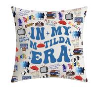 FUNYSO Musical Pillow Covers Comedy Tragedy Mask Theatre Drama Actress Throw Pillow Musical Theatre Home Decor for Cushion (MY MA ERA PC uk)