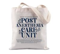 FUNYSO Post Anesthesia Care Unit Gift PACU Nurse Anesthesiologists Gift PACU Nursing Appreciation Gift Tote Bag (Care unit UK)