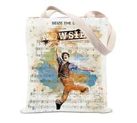 FUNYSO Seize The Day Musical Inspired Gift Broadway Music Lover Gift Musical Theatre Fans Gift Newsies Tote Bag (Seize The Day newsies UK)