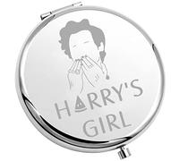 FUNYSO Singer Song Lover Fans Merchandise Harry’s Girl Compact Mirror Lyrics Inspired Gift Album Gift Music Gift for Fan (HARRY'S GIRL Mirror UK)