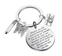 FUNYSO Strange Life Adventure Video Game Inspired Gift Game Play Gift Arcadia Bay Gamer Butterfly Lover Keychain (butterfly camera uk)