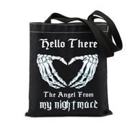 FUNYSO There The Angel From My Nightmare Gift Blink Punk Rock Music Christmas Nightmare Movie Fans Gift Tote Bag (The Angel From UK)