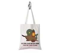 FUNYSO Video Game Lover Gift If You Can Read This You’re Too Close Gaming Tote Bag Game Themed Gift (If Close tote uk)
