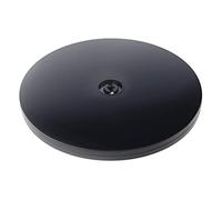 Funzhan 3 Inch Black Lazy Susan Turntable, 360° Rotating Acrylic Display Stand for Kitchen Cabinet, Countertop, Spice Rack & Small Appliance, Non-Slip Plastic Rotating Tray