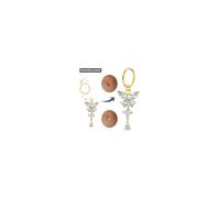 FunZing gold belly button piercing ring long 14G Dangle belly ring for women butterfly belly button bars CZ navel rings curved barbell belly bar 1 piece boday belly piercing