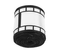 FUOYLOO 1 Roll Filmstrip Ribbon Vintage Retro Polyester with Wired Edges Easy Shaping for Photography Themed Crafts Movie Night Decorations and Wrapping