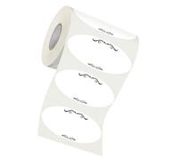 FUOYLOO 1 Roll of 500pcs Adhesive Canning Label Stickers with Raflacoat Self-Adhesive Material, Not Easy to Fade, for DIY Food and Packaging