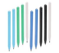 FUOYLOO 10 Pcs Stylus Pens for Touch Screens Smooth Writing Plastic Tablet Stylus Pen No Charging Required Assorted Color for Lcd Writing Boards and Drawing Tablets