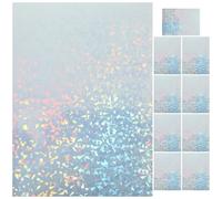 FUOYLOO 10 Sheets Printable PVC Paper Sticker Labels A4 210x297mm Tear-Resistant Adhesive Printer Sticker Paper for Inkjet and Laser Printers Portable for DIY Projects