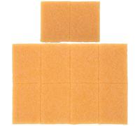 FUOYLOO 10pcs Art Masking Fluid Rubber Erasers Glue Residue Eraser Cleaning Tools Orange Wipe Off Watercolor Glue for Paper Crafts and Skateboard Cleaner