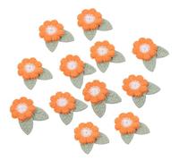 FUOYLOO 10pcs Flower Patch Flower Embroidered Sewing Patches Cloth Applique Beautiful Bright-Colored Outlook Personalize Clothing Decorate Crafts for DIY Costumes Clothing Accessories