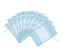 FUOYLOO 10pcs Lightweight Cloth Mesh Drawstring Bags with Elegant Simple Design, Easy to Open Or Close, for Candy Storage, Lavender Sachets, Party Favour Packing