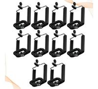 FUOYLOO 10pcs Phone Selfie Bracket Clips Practical Phone Bracket Holder Made of Sturdy Abs and Alloy Material Not Easy to Deform Suitable for Filming and Selfie Sticks