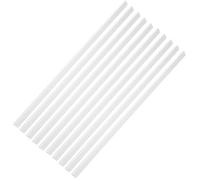FUOYLOO 10pcs Plastic Document Folders with Smooth Slide Bars for Securely Holding Files, White A4 File Organizers for Sorting Out Small Documents in Office Or School