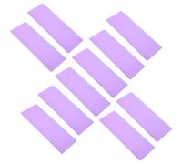 FUOYLOO 10pcs Purple Pet Reading Aid Bookmarks with Highlight and Guide Function Visual Reading Strips for Dyslexia-Friendly Line Tracking