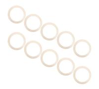 FUOYLOO 10pcs Wooden Wreath Frame Round DIY Holiday Wedding Decor Crafting Supplies Inner Diameter Floral Hoop Base