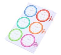 FUOYLOO 10sheets Oil Jar Labels Stickers Removable for Glass Bottle Food Storage Canning