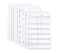 FUOYLOO 12pcs Scorecard Foldable Wear Resistant Coated Paper Competition Scorecards Golf Record Cards for Golfers