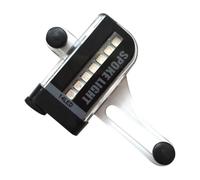 FUOYLOO 14pcs Bike Spoke Light LED Bike Wheel Spoke Light Abs Material Double-sided Induction with 30 Colourful Patterns Convenient Installation Automatically Turns after Stop