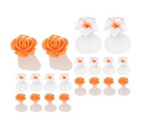 FUOYLOO 16pcs Silicone Toe Separators Toe Spreader Pedicure Nail Art Tool Durability to Avoid Mistakes in Coloring Comfortable for Manicure and Pedicure Use
