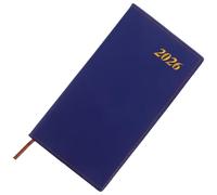 FUOYLOO 2026 Weekly Planner Notebook Blue Mini Pocket Schedule Organizer for Men Diary Business Travel Appointment Planner Time Management