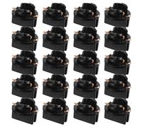 FUOYLOO 20pcs Car Light Bulb Socket T10 W5w Instrument Panel Lamp Holder Auto Dash Light Replacement Vehicle Dashboard Bulb Base for Gauge Cluster