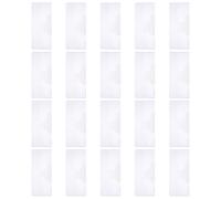 FUOYLOO 20pcs Paper Money Sleeves 17.3 X 7.5cm Plastic Banknote Holders for Collectors, Single Bill Protector Sleeves for Currency Storage and Display