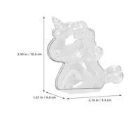 FUOYLOO 24pcs Unicorn Boxes for Tiny Items, Decorative and Resistant to Breaking Storage Containers for Desk and Shelf Organisation